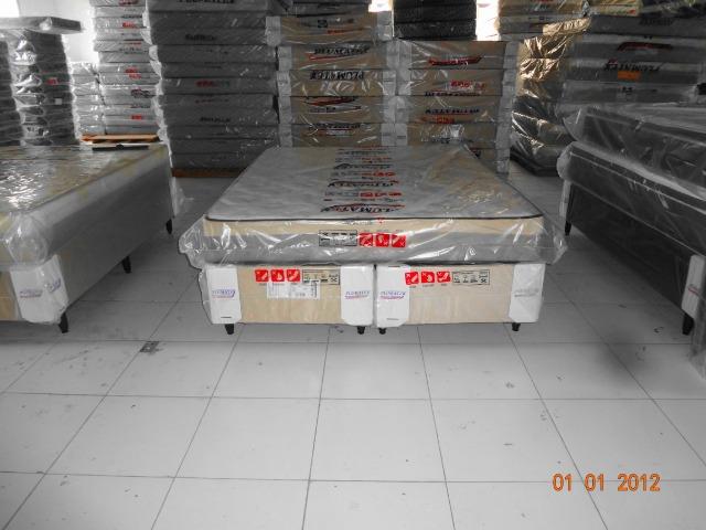 Cama box quem saze casal isopluma 1.58x1.95.x0,24cm