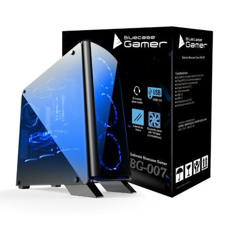 Gabinete Gamer Bluecase BG-007 sem Fonte USB 3.0 Frontal