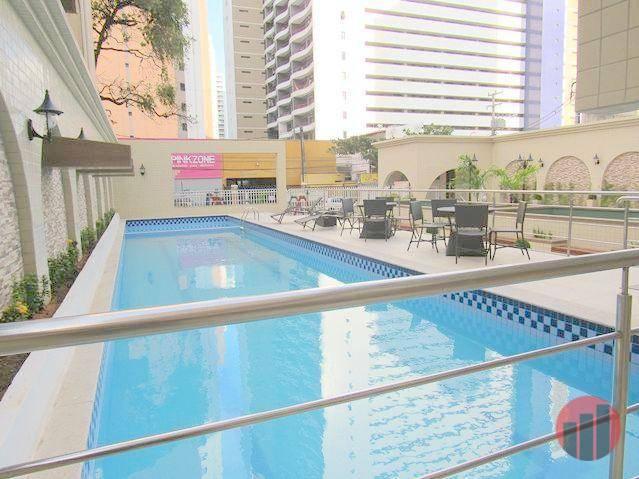 Apartamento com 3 dormitórios para alugar, 75 m² por R$ 2.000/mês - Meireles - Fortaleza/C - Foto 5