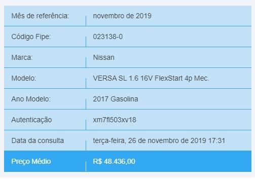 Nissan/Versa/SL/1.6/Completo/2017/2018 - Foto 9