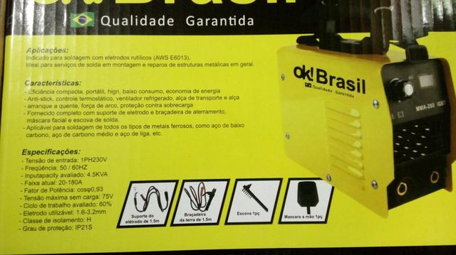 Maquina de solda inversora mma 200 - Foto 2