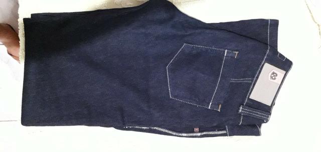 Calça Jeans Preta Feminina - Foto 2