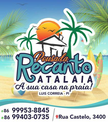 POUSADA RECANTO ATALAIA! Luís correia-PI. localizado na praia de atalaia.