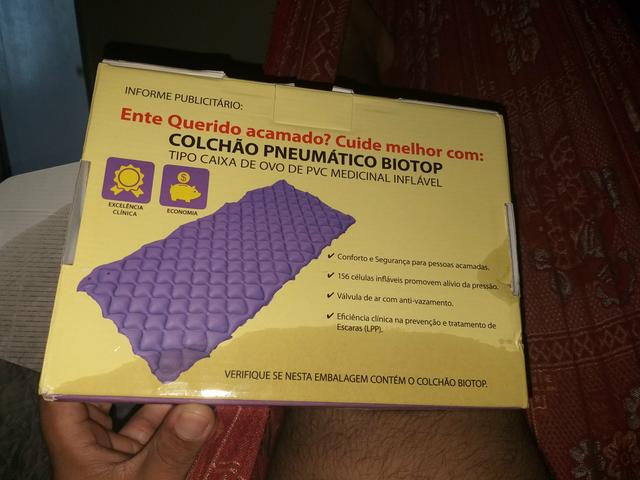 Colchão de ar Ortopédico Caixa de Ovo Anti Escaras - Foto 2