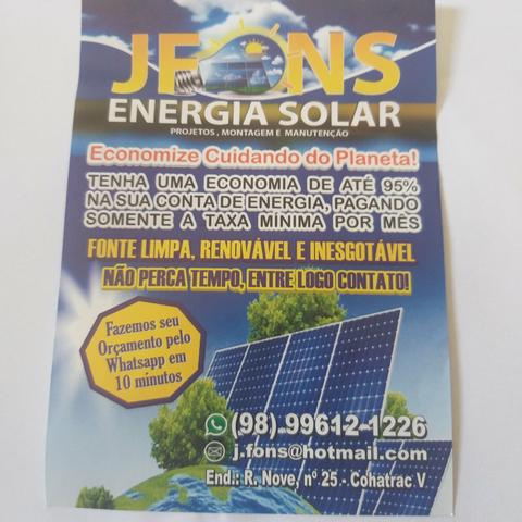 Energia Solar Fotovoltaica PROMOÇÃO DE ANO NOVO