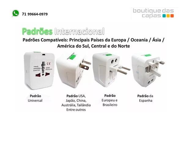 Adaptador de tomada internacional travel universal - Foto 2