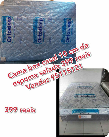 Cama box casal.hoje e dia de preços baixos