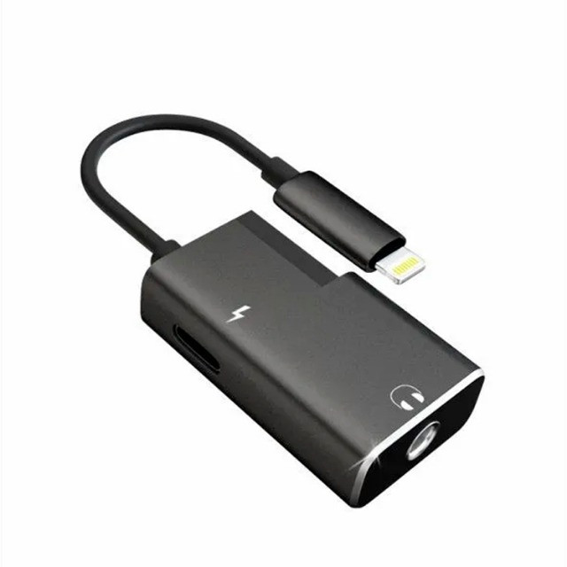 Adaptador iPhone Dual Lightning Carrega E Fone Duplo Metal - Foto 3