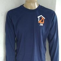 camisa manga longa com seu logo - Foto 3