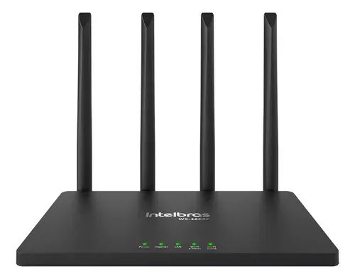 Roteador Intelbras Wi-Force W5-1200F preto 100V/240V