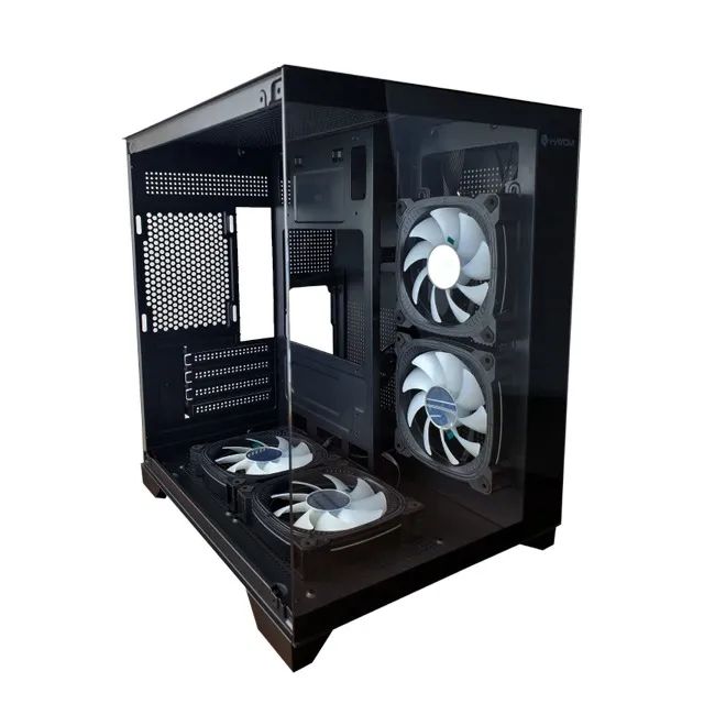 Gabinete Gamer Hayom GB1790 *Com 4 Fans Rgb Controlável* - Micro-ATX e Mini-ITX - WZetta - Foto 5