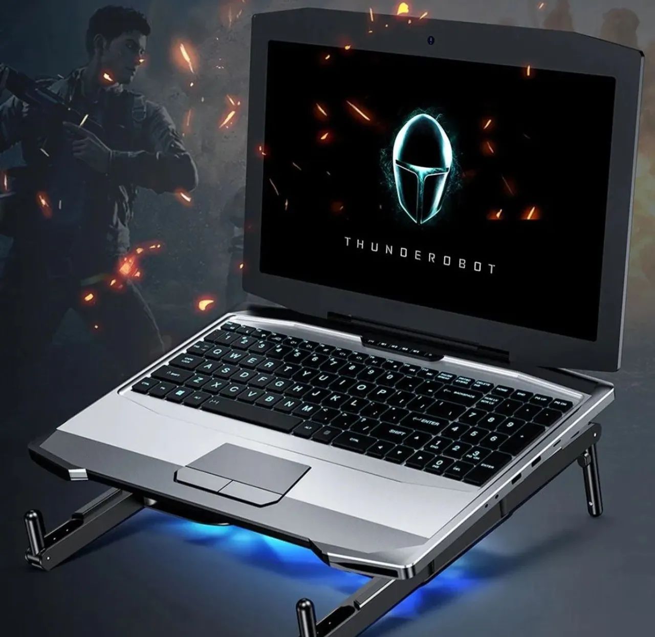 Suporte dobrável com cooler para Notebook - Foto 4