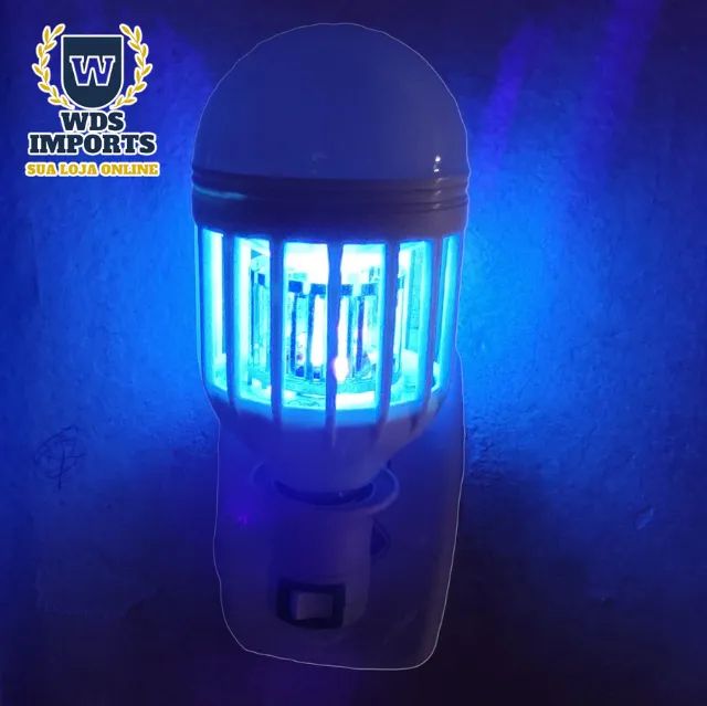Lâmpada Luz Repelente Mata Mosquito Led 15 Watts