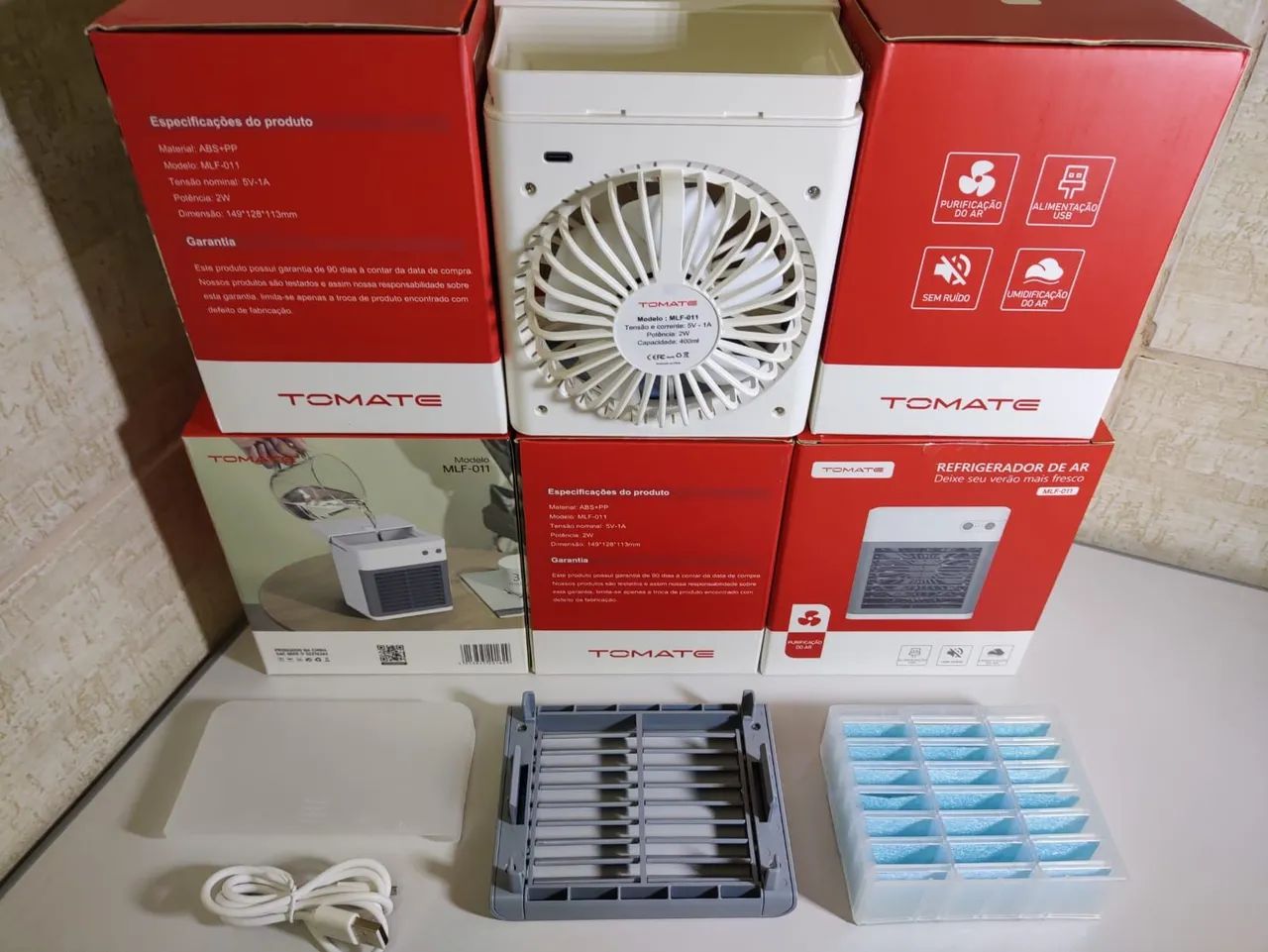 Mini Refrigerador de Ar e Ventilador  - Foto 3