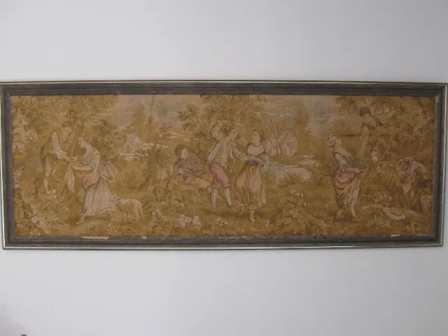Quadro de tapeçaria gobelin (no estado)