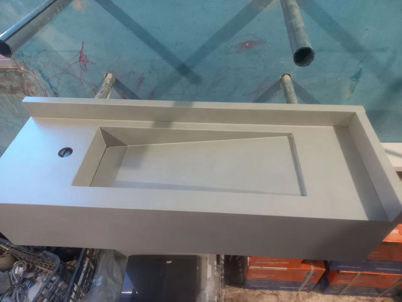 Pia de Banheiro em porcelanato 80X30 - Foto 2