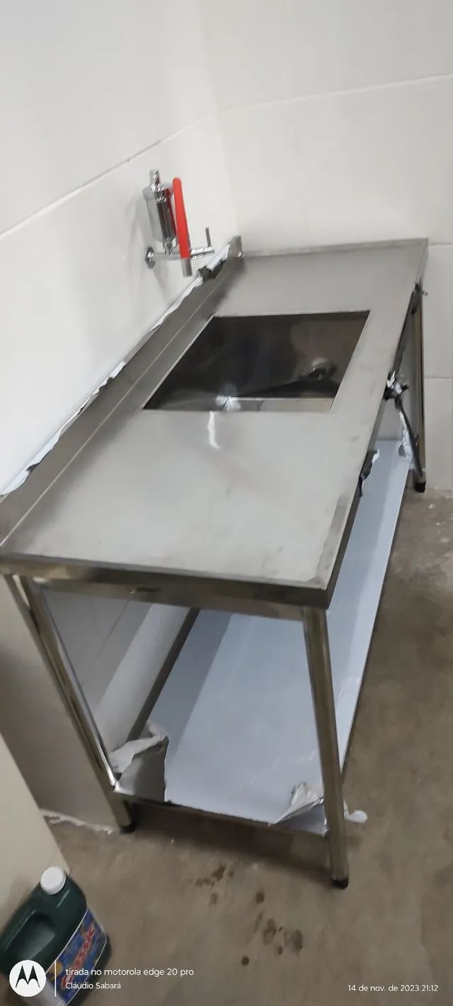 Bancadas inox sob medida