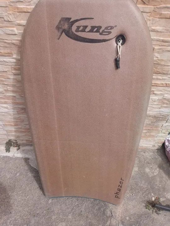 Prancha body board da bz clara com detalhes verde  - Foto 6