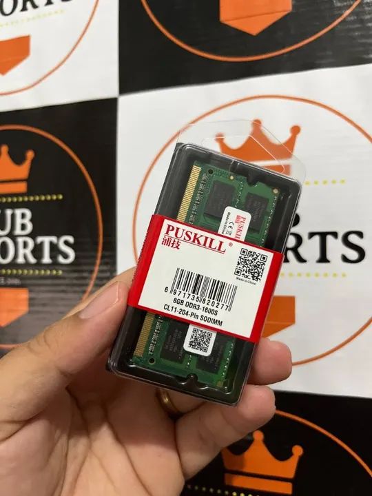 Memória Ram Ddr3 8gb 1600 Mhz Puskill