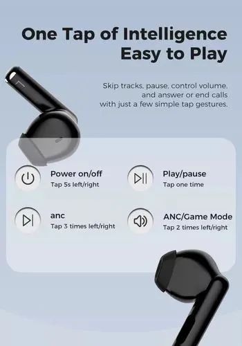 Fones de Ouvido Realfit F2 Pro ANC - Bluetooth - Novo barato - Foto 5