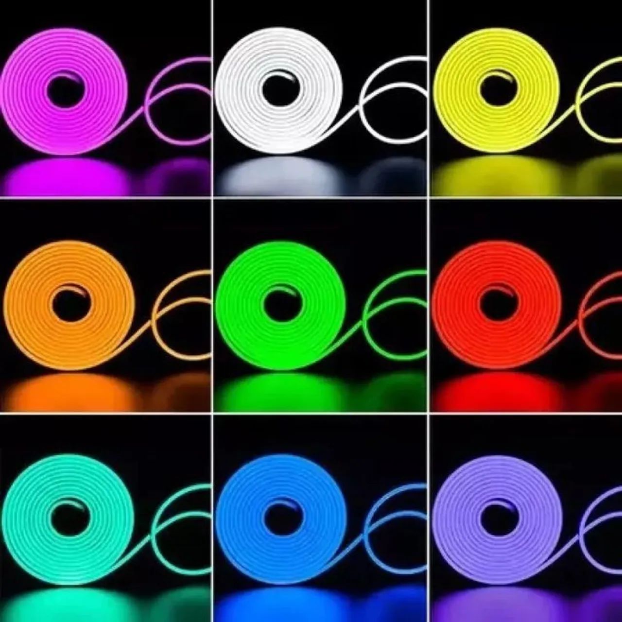 FITA NEON LED 5M 12V RGB 8W/M - Foto 2
