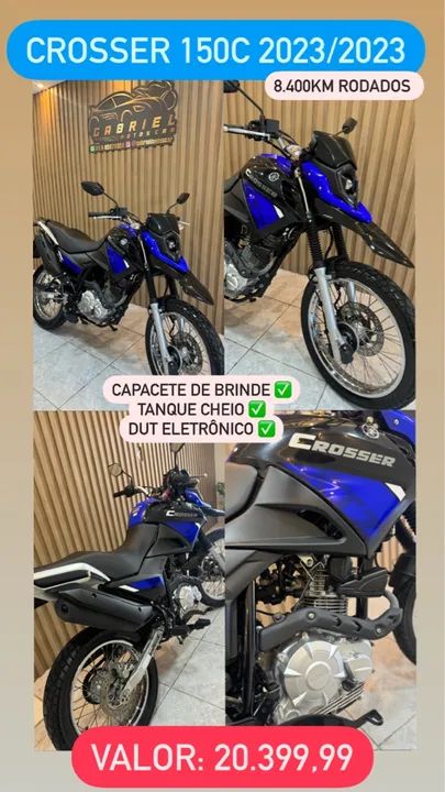 Cb Twister 250c 2022, SHINERAY JET 50s 2025, CROSSER 150c 2025 zero, CROSSER 150c 2023, - Foto 7