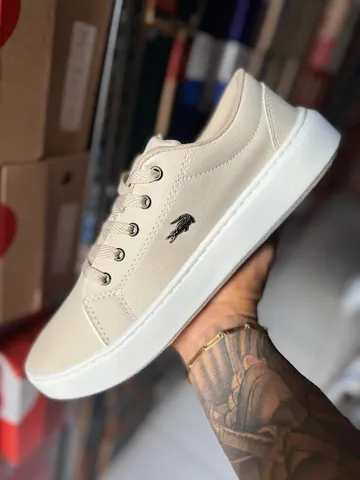 sapatenis lacoste branco beger