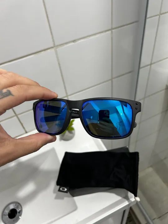 Óculos de sol Oakley Holbrook Mix Polarizado  - Foto 2