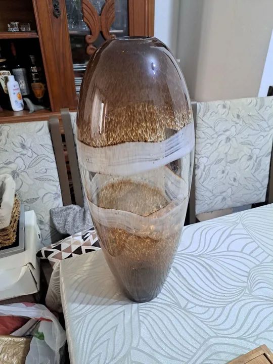 Vaso de vidro estilo murano - Foto 3