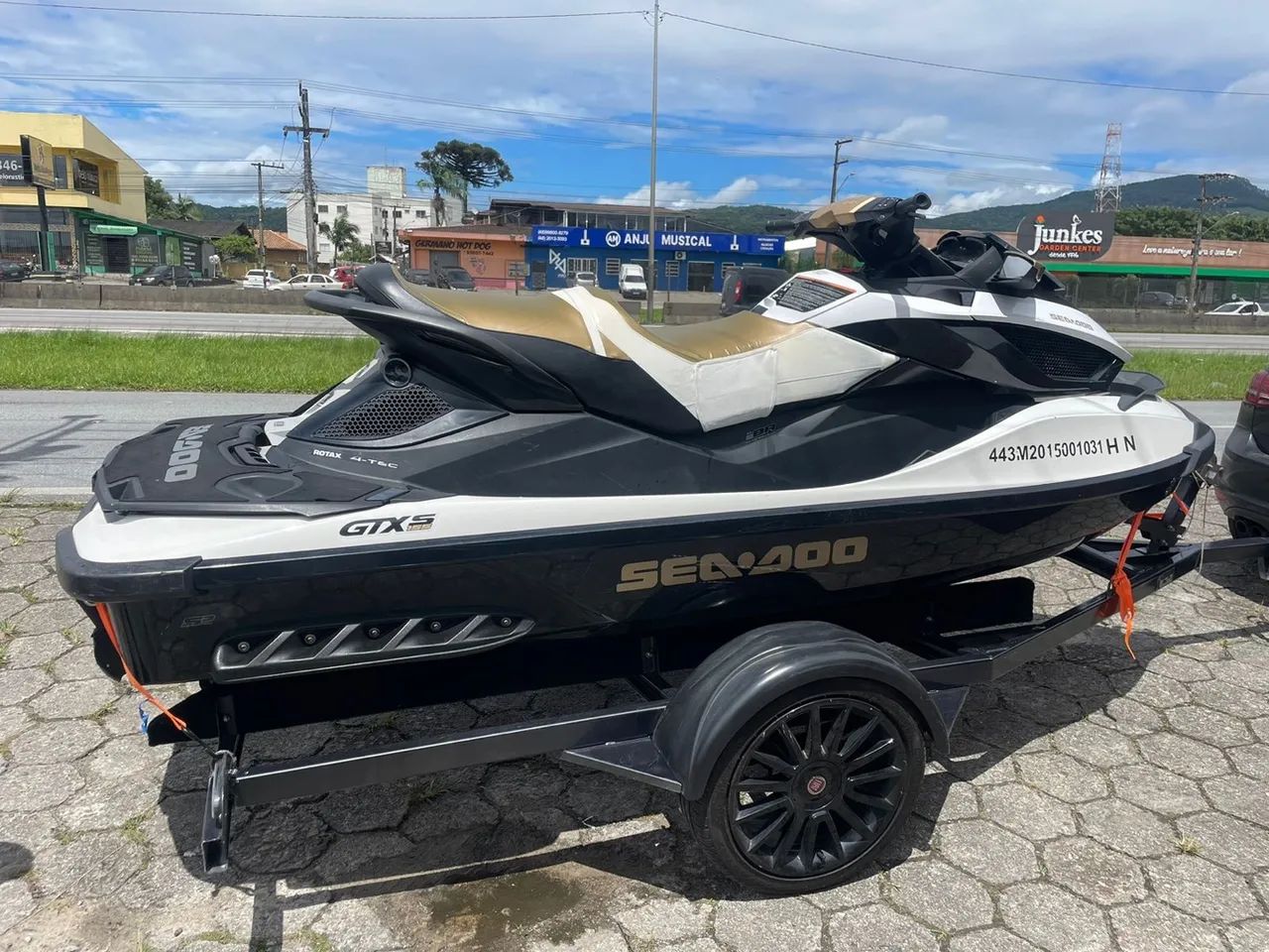 Seadoo GTX 155 aspirado 2015  com carreta galvanizada zero km, docs do conjunto ok!  - Foto 4