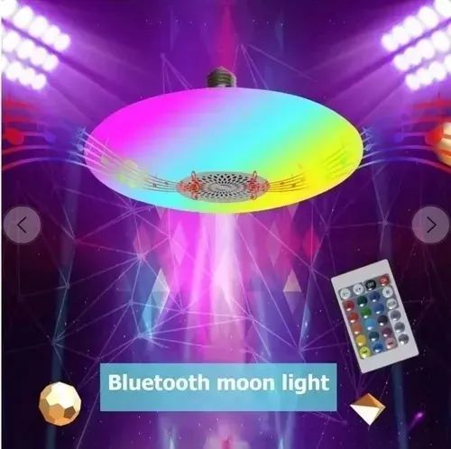 Lâmpada Caixa De Som Bluetooth Luz Led Rgb 30w Kapbom - Loja Natan Abreu 