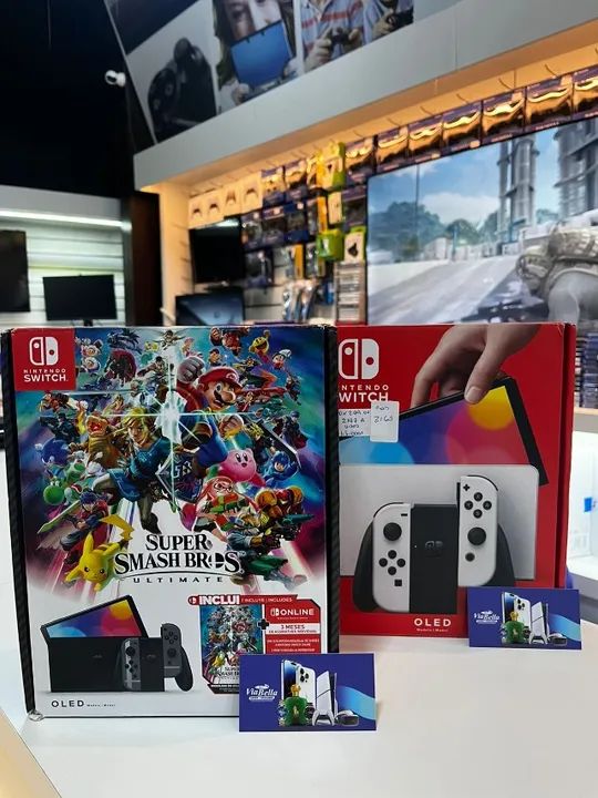 nintendo switch oled, oled, nintendo, novo e seminovo - Foto 3