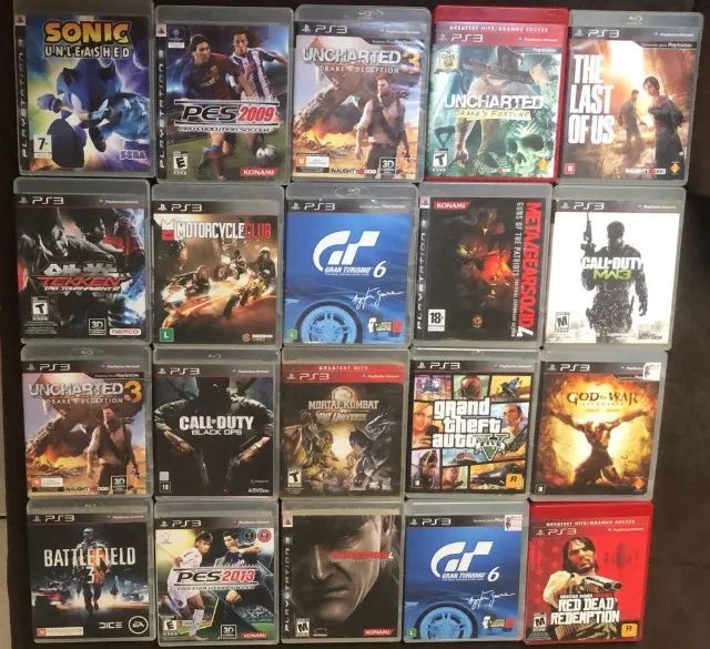 Jogos Originais Ps2, Ps3, Ps4 e Ps5 Consulte Disponibilidade e
