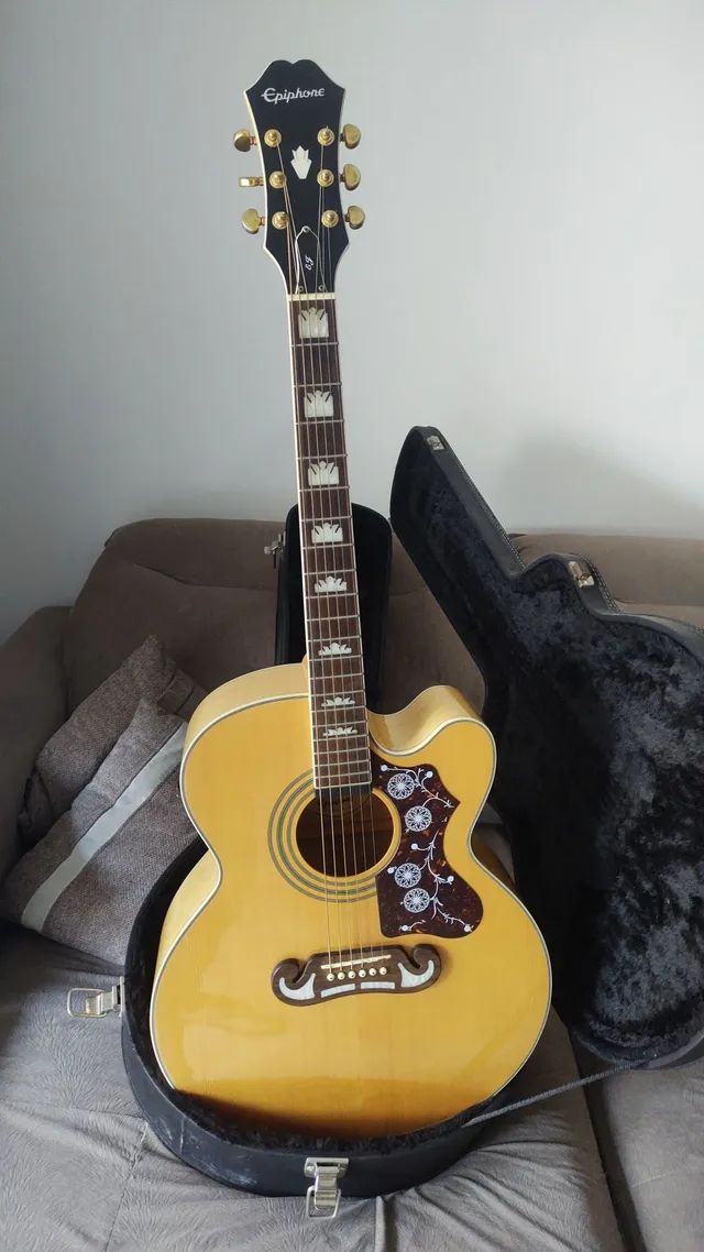 Violão Epiphone EJ 200 CE GOLD