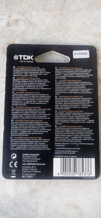 Cartão De Memória Microsd TDK 8GB + Adap Leia desc