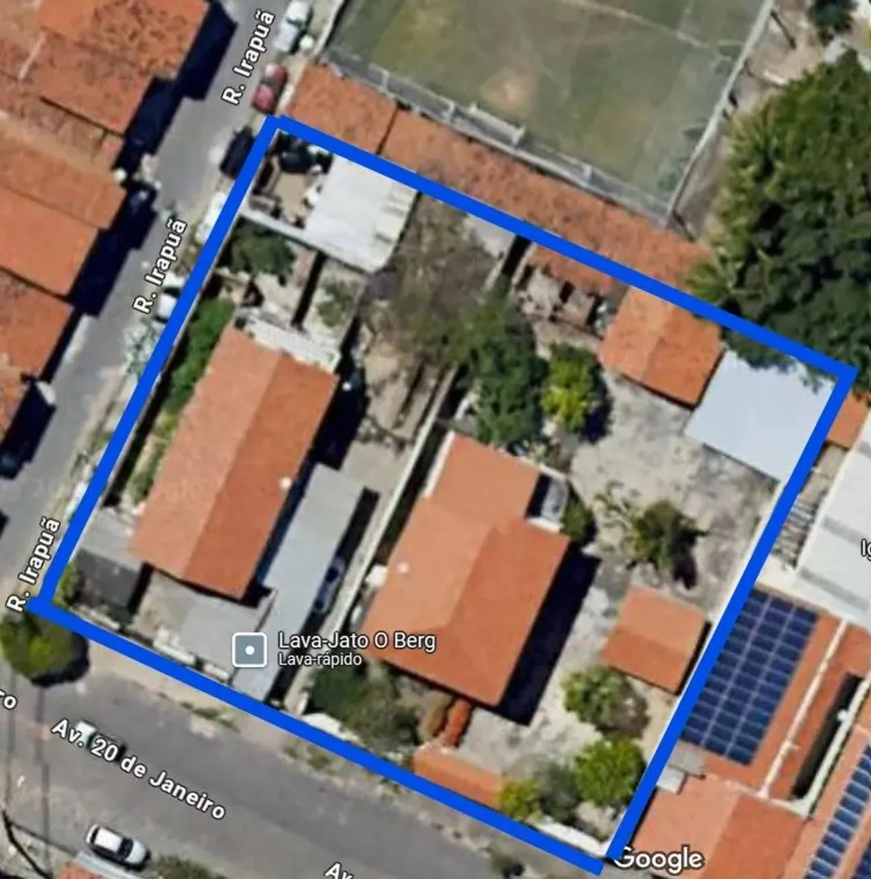 Terreno com 1.353m2, 41x33, em av 20 de Janeiro
