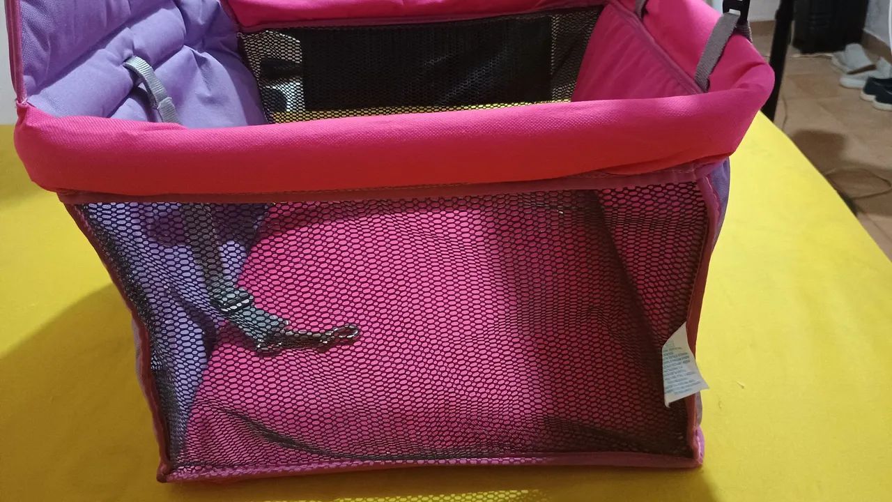 Cadeirinha Tubline para Pets de até 10 kg para ser usada em carros - Foto 3