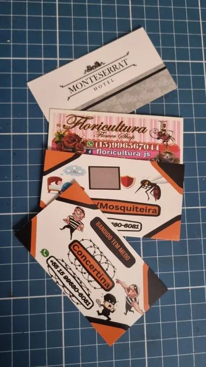 Cartão De Visita 1000 Unidades Color Verniz promoçao ambos lados R$110   - Foto 4