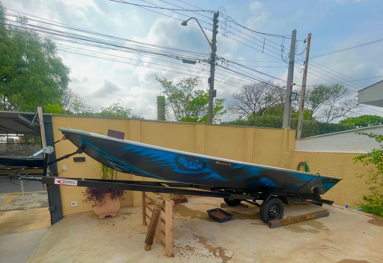 Barco carreta MG náutica 5.0 5.5 ou 6mts 2025 semi chata ou pico fino - Foto 2