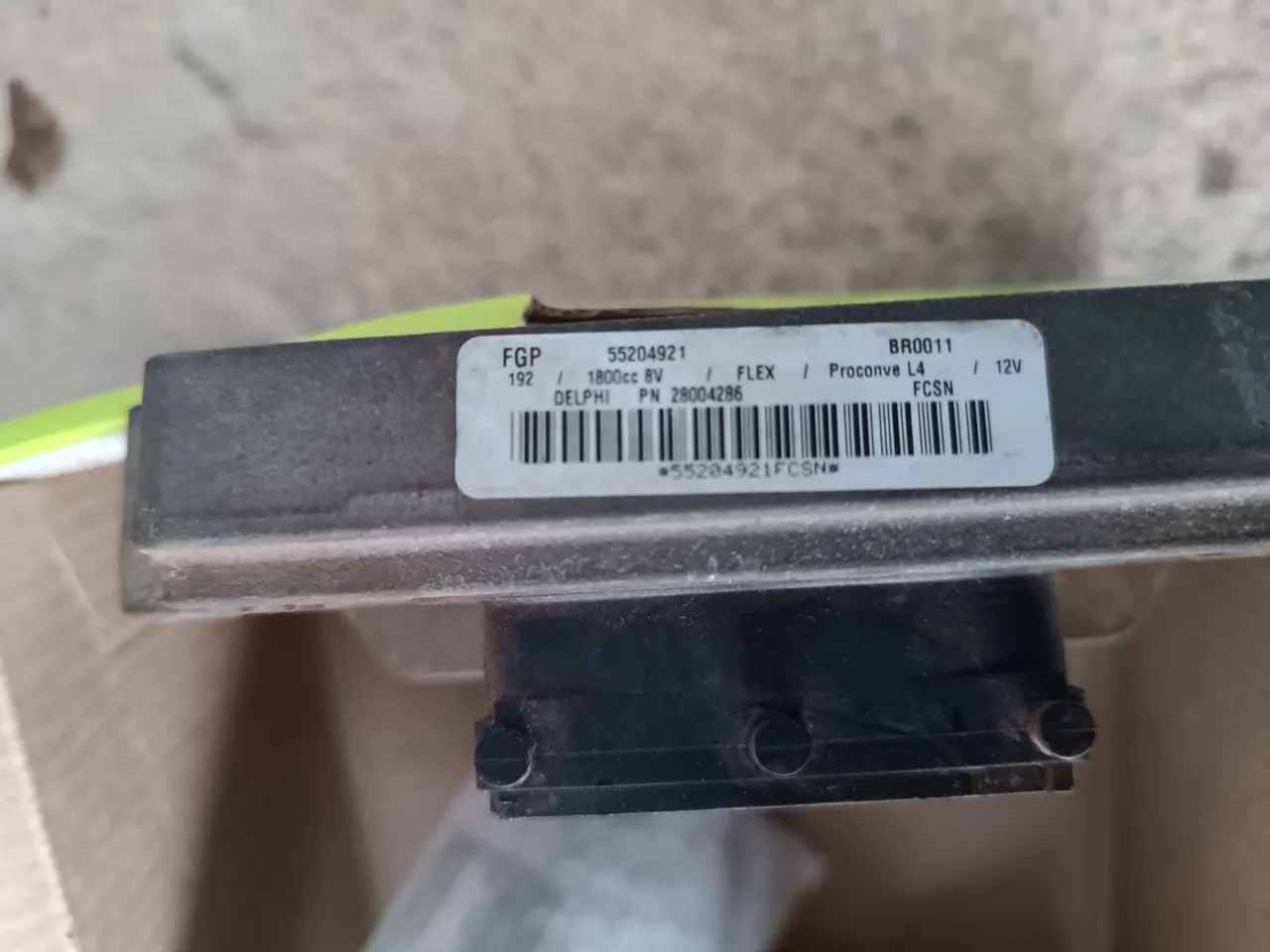 CENTRAL INJEÇÃO+ BC+ CODE CHAVE STILO 1.8 8V FLEX