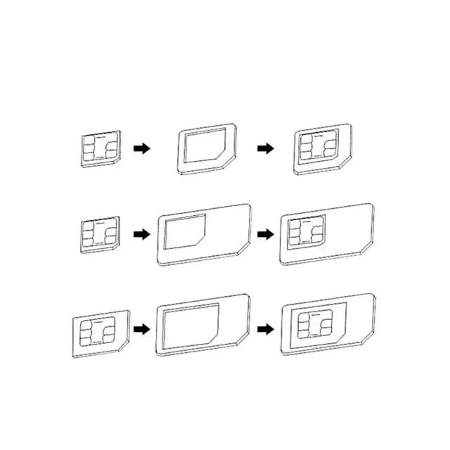 Adaptador Chip 3 Em 1 Celular Mini Micro Nano Sim Premium Original - Foto 2
