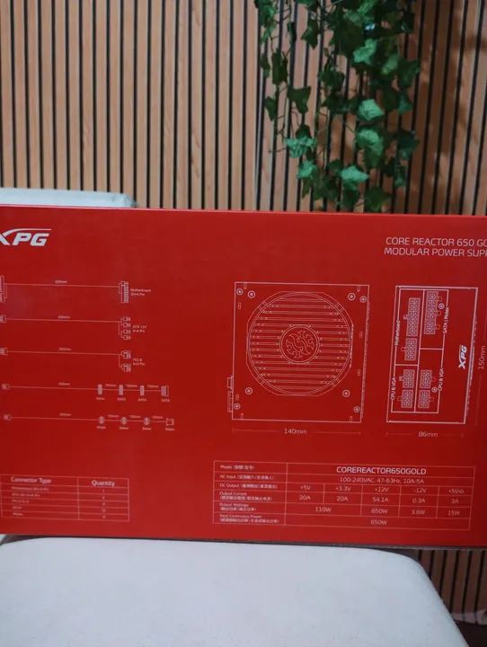 Fonte XPG Core Reactor 650W Gold Modular - Foto 2