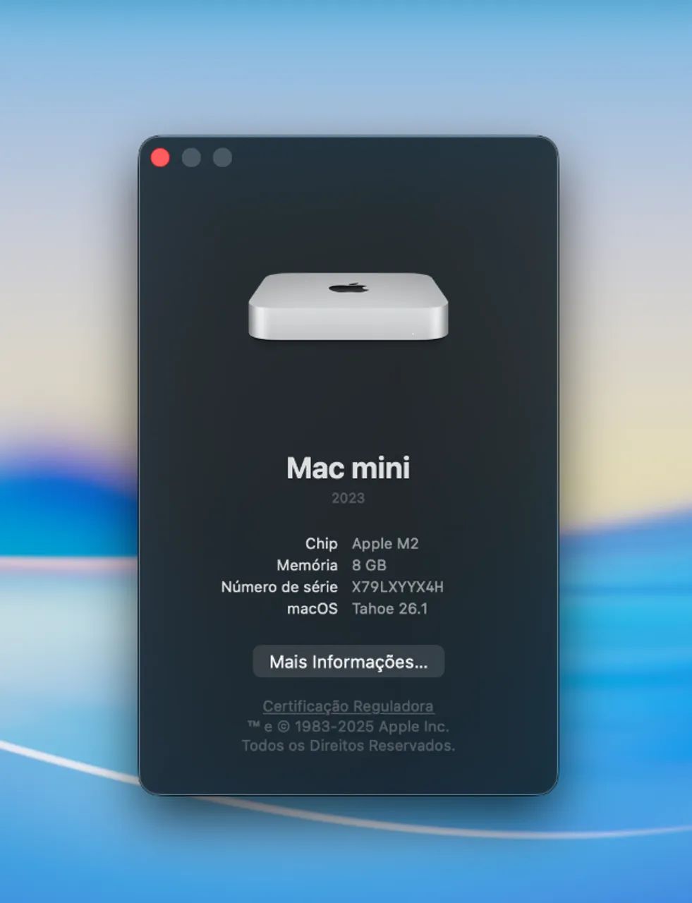 Mac mini M2チップ　8GB/256GB Apple Mac Mini M2 8‑Core CPU 10‑Core GPU 8GB RAM 256GB SSD - Peças