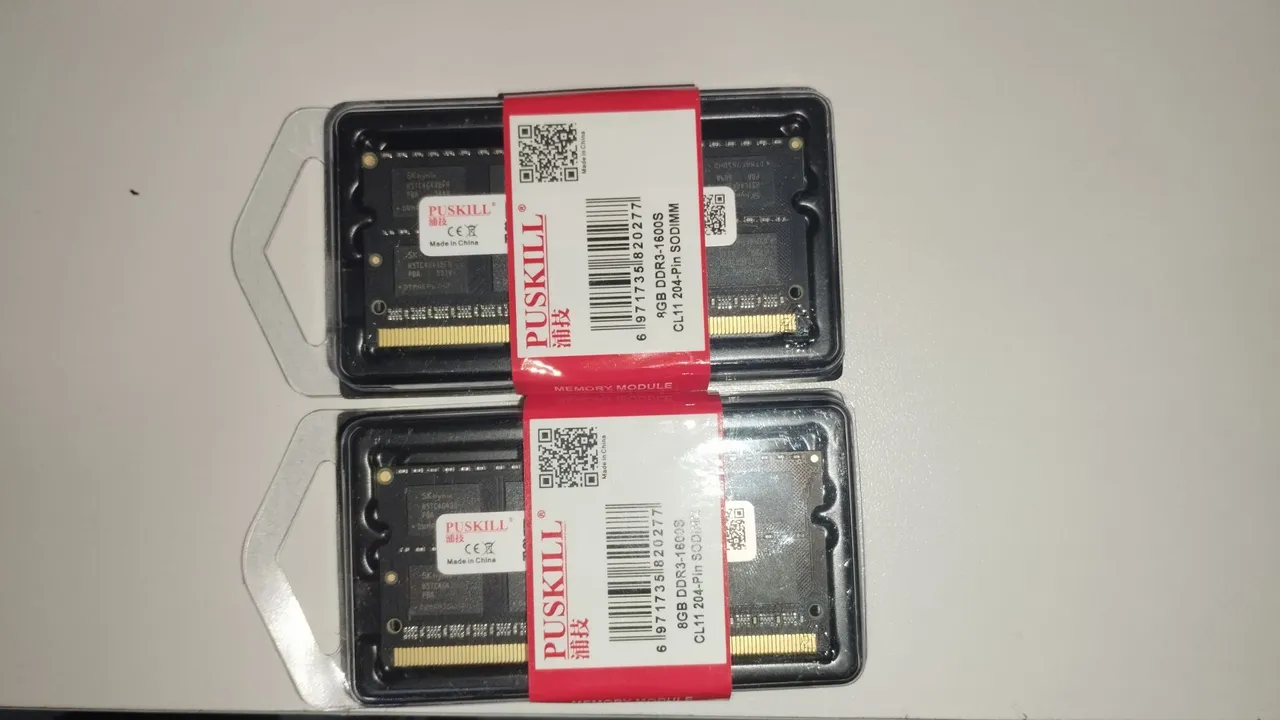 Memória 8GB DDR3 para Notebook