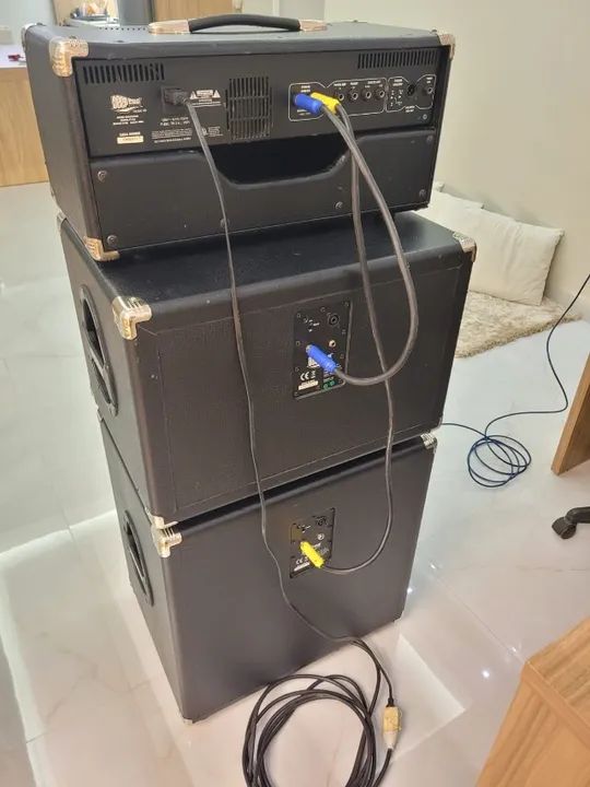 Caixa e amplificador contrabaixo KUSTOM Deep End - Foto 3