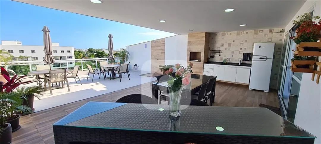 Cobertura de Luxo sol da manha com 3 Suítes 220m² e 3 vagas