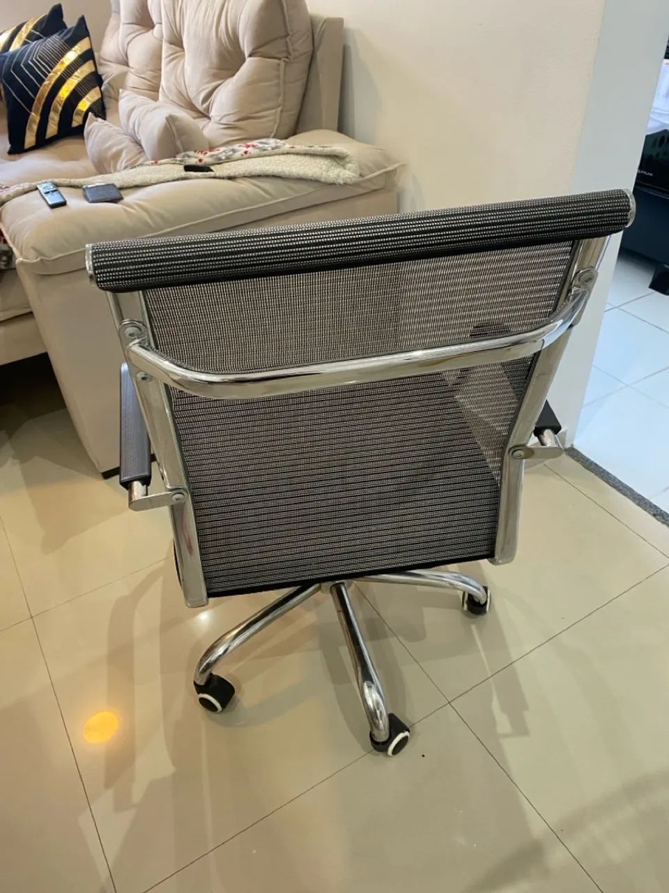 Cadeira De Escritório Diretor Giratória Preta