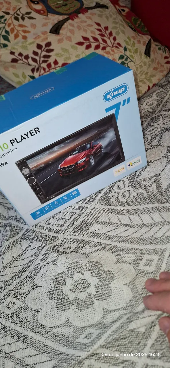 Central Multimídia Automotiva Knup 7"