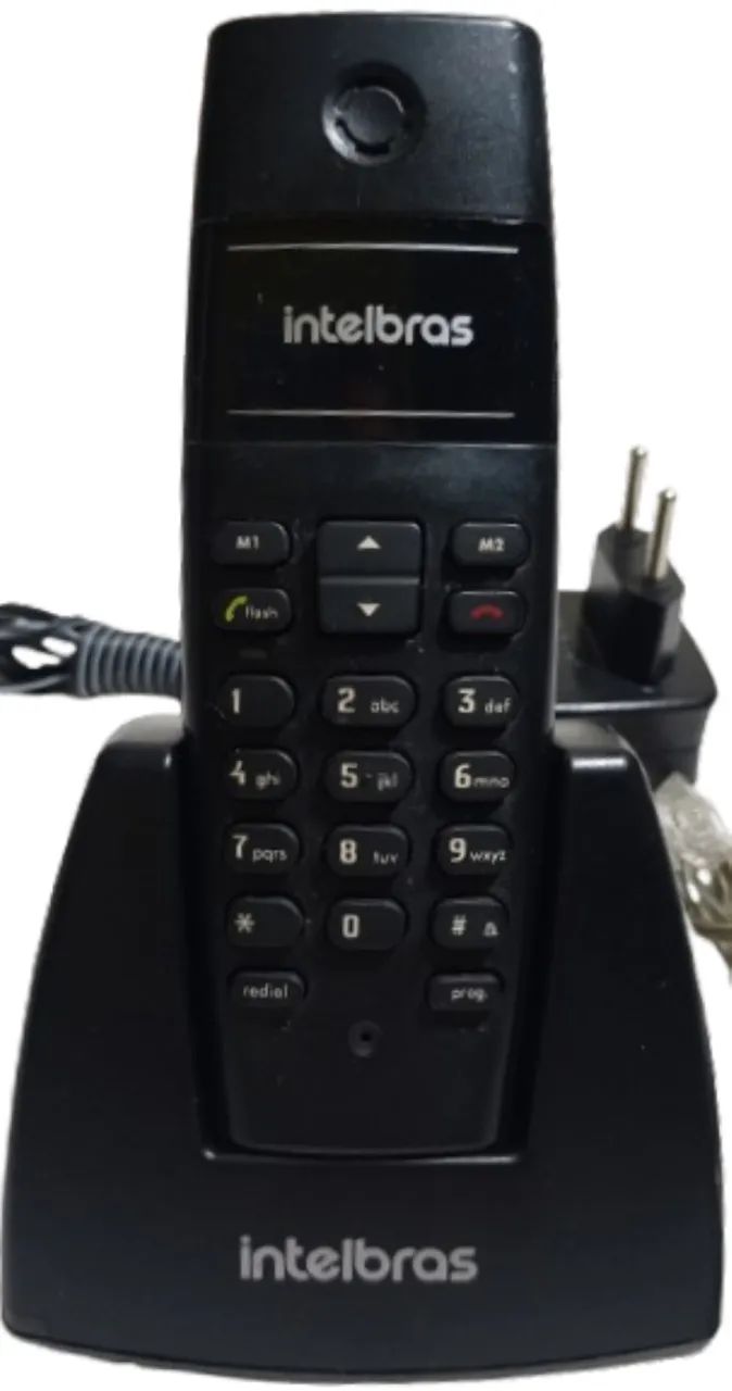 Telefone Intelbras TS 40 ID sem fio - cor preto - Foto 2
