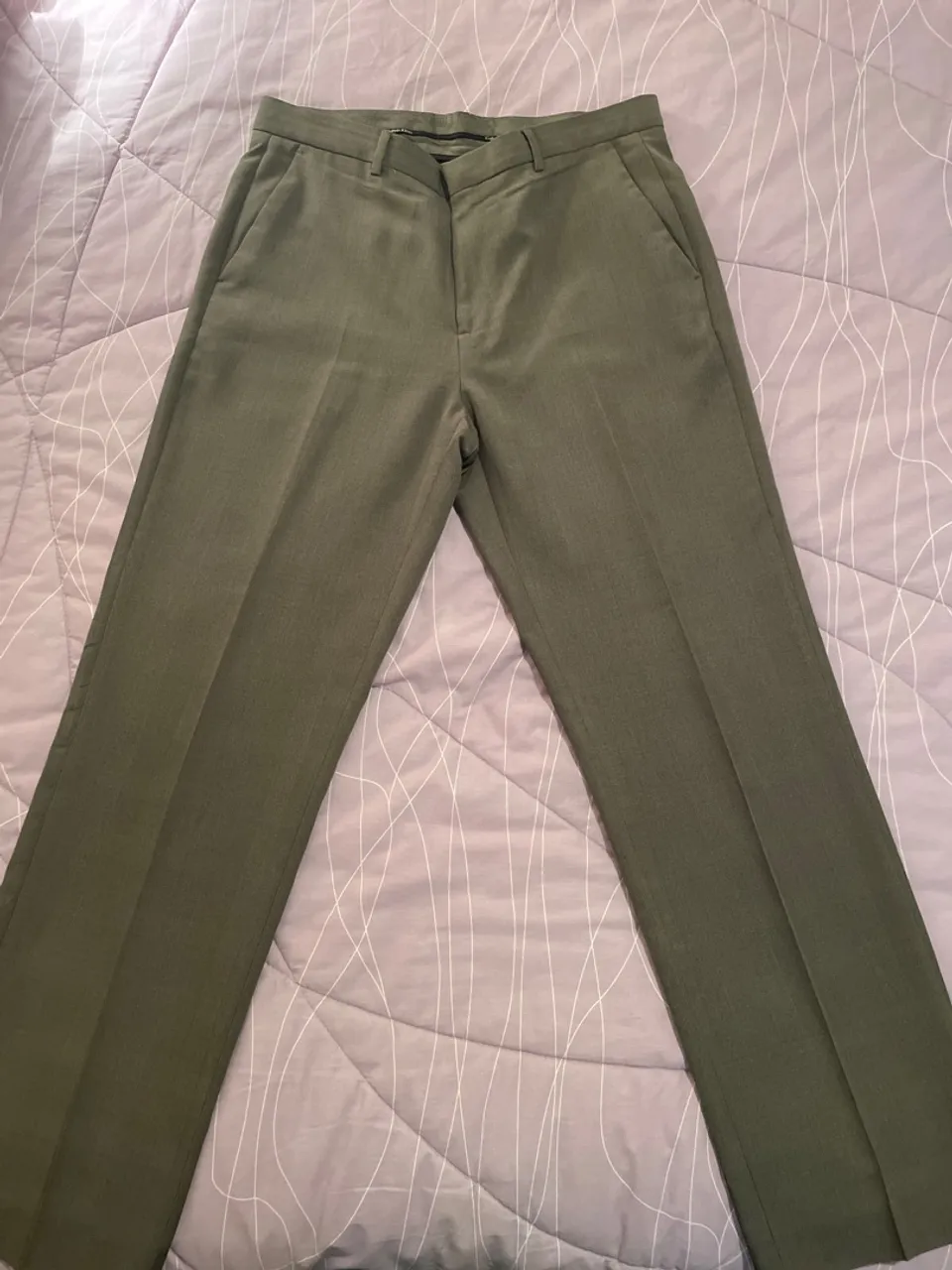 Calça Social Calvin Klein marrom masculina